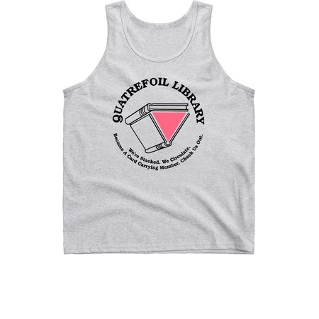 Quatrefoil 90's Logo Shirts, a Sport Grey Classic Unisex Tank Top