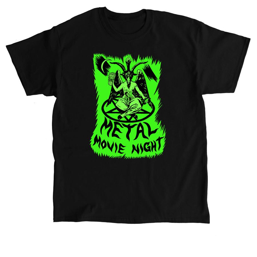Metal Movie Night&nbsp;, a Black Classic Unisex Tee