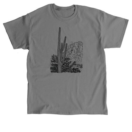 Superstition Mountains, a Charcoal Classic Unisex Tee