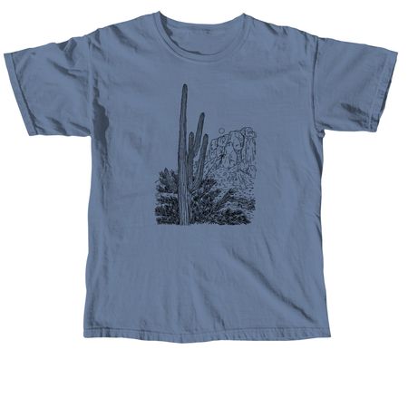 Superstition Mountains, a Blue Jean Comfort Colors Unisex Tee