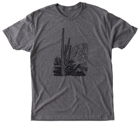 Superstition Mountains, a Premium Heather Triblend Unisex Tee