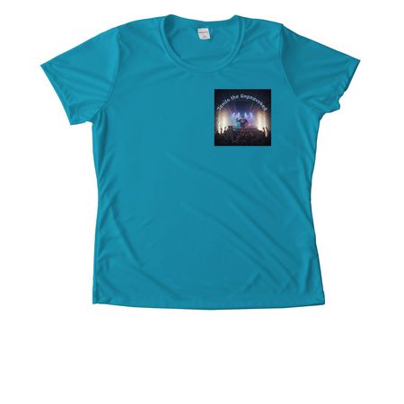 Tonits the Unprovoked Band Tees and Hoodies&nbsp;, a Atomic Blue Women's Performance Tee