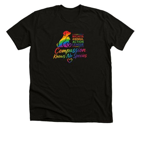 Celebrate Pride Month with us at WAAL, a Black Heather Premium Unisex Tee
