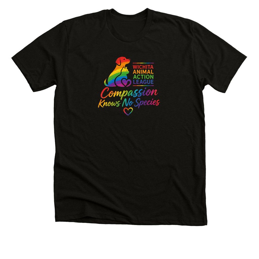 Celebrate Pride Month with us at WAAL, a Black Heather Premium Unisex Tee