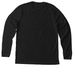 Love Wins, a Solid Black Blend Premium Long Sleeve Tee (back-view)