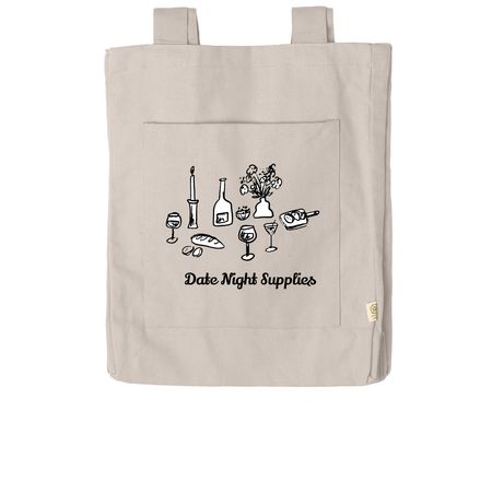 Date Night Supplies Tote, a Pumice Reclaimist Everywhere Tote Bag