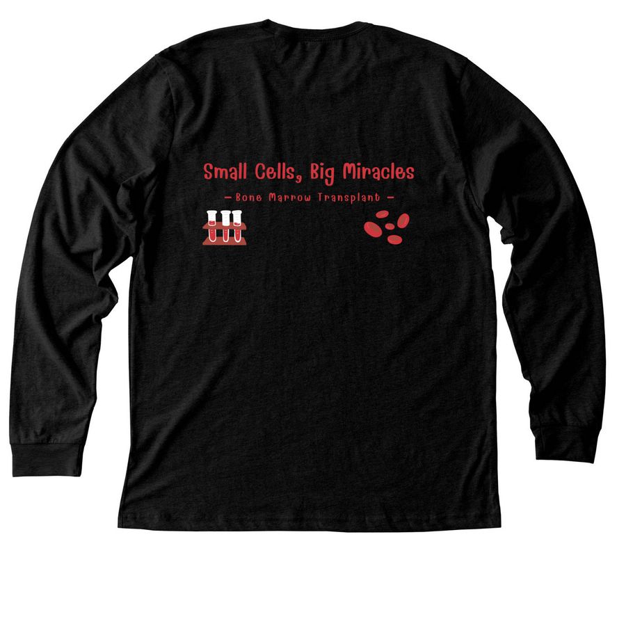 BMT Sunshine Fundraiser, a Black Heather Premium Long Sleeve Tee (back-view)