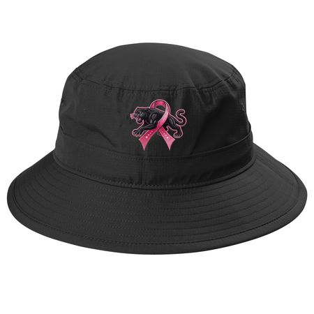 Pink Panther Breast Cancer Awareness Hat, a Black Printed UV Bucket Hat