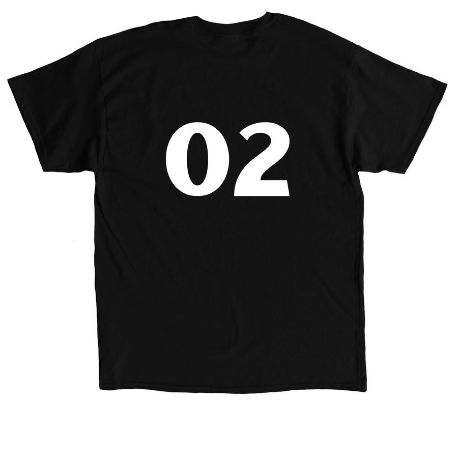 Dark Vintage Sport Style- Ribbon Edition, a Black Classic Unisex Tee (back-view)