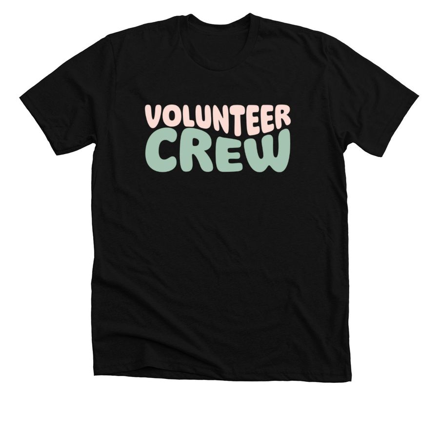 Volunteer - Crew, a Solid Black Blend Premium Unisex Tee