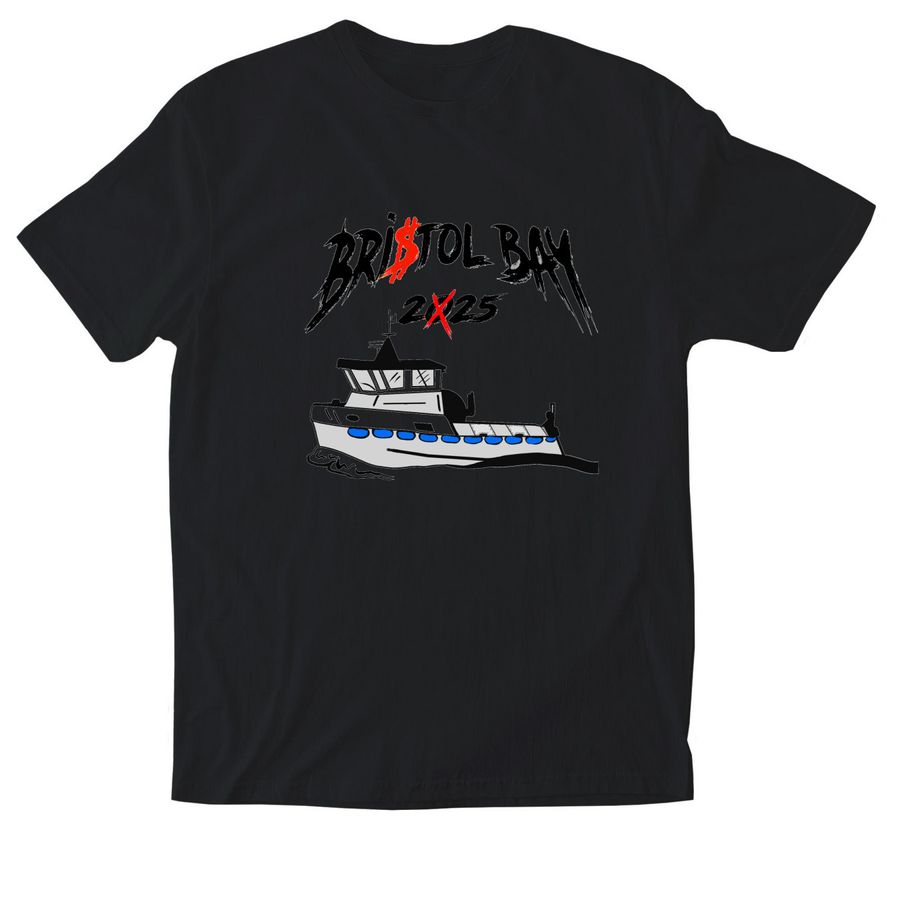 Bristol Bay 2025&nbsp;, a Black Softstyle Cotton Tee