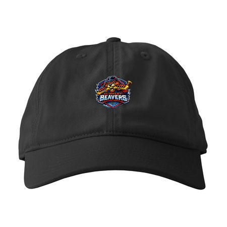 New Beaver Logo Hats, a Black Printed Eco Baseball Cap