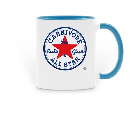 Carnivore All Star&nbsp;, a Light Blue Two-Tone Ceramic Mug