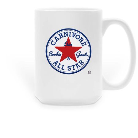 Carnivore All Star&nbsp;, a White Large Coffee Mug