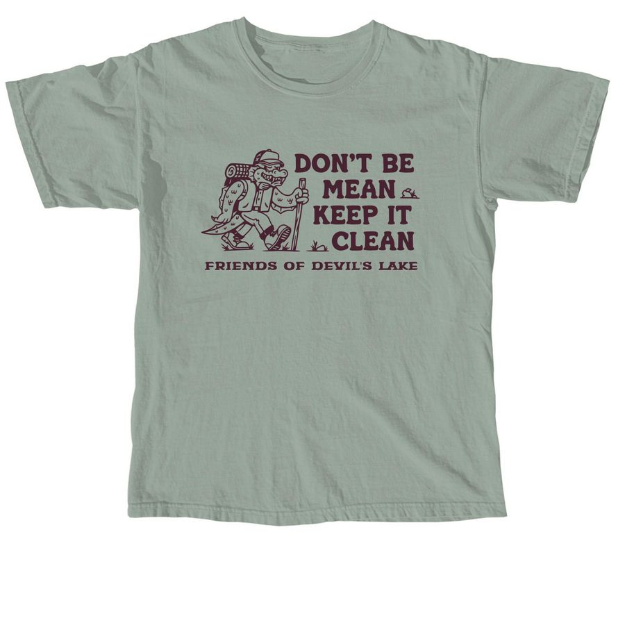 Keep It Clean Shirt&nbsp;(Wine), a Bay Comfort Colors Unisex Tee