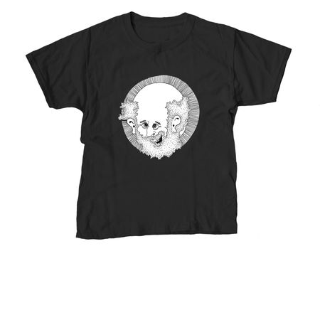 Happy BuddhaGang Bodhisattva&nbsp;, a Black Youth Unisex Tee