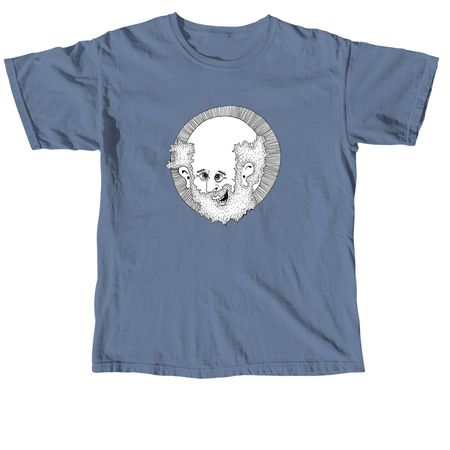 Happy BuddhaGang Bodhisattva&nbsp;, a Blue Jean Comfort Colors Unisex Tee