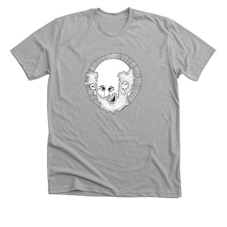 Happy BuddhaGang Bodhisattva&nbsp;, a Athletic Heather Premium Unisex Tee