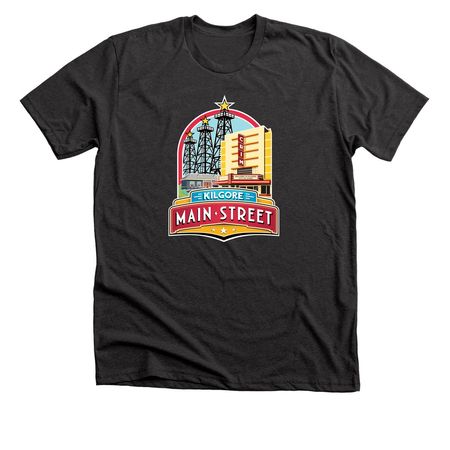 Kilgore Main Street, a Dark Grey Heather Premium Unisex Tee