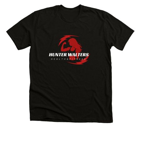 Hunter Walters Merchandise, a Black Heather Premium Unisex Tee