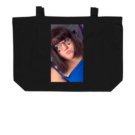 Tote bags, a Black Large Organic Cotton Tote Bag