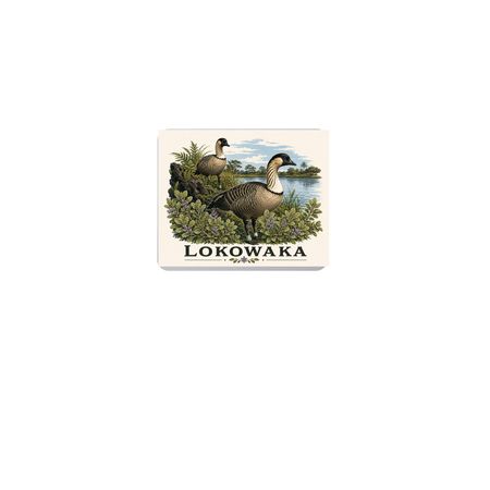 N?n? Mousepad for Wetland Restoration, a White Full Color Mouse Pad