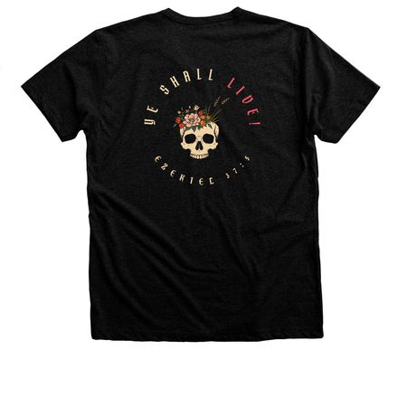 Ye Shall Live!&nbsp;, a Black Heather Premium Unisex Tee