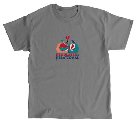 Regulated & Relational Podcast, a Charcoal Classic Unisex Tee