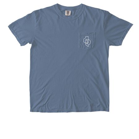 Classic DP Pocket Collection, a Blue Jean Comfort Colors Pocket Tee