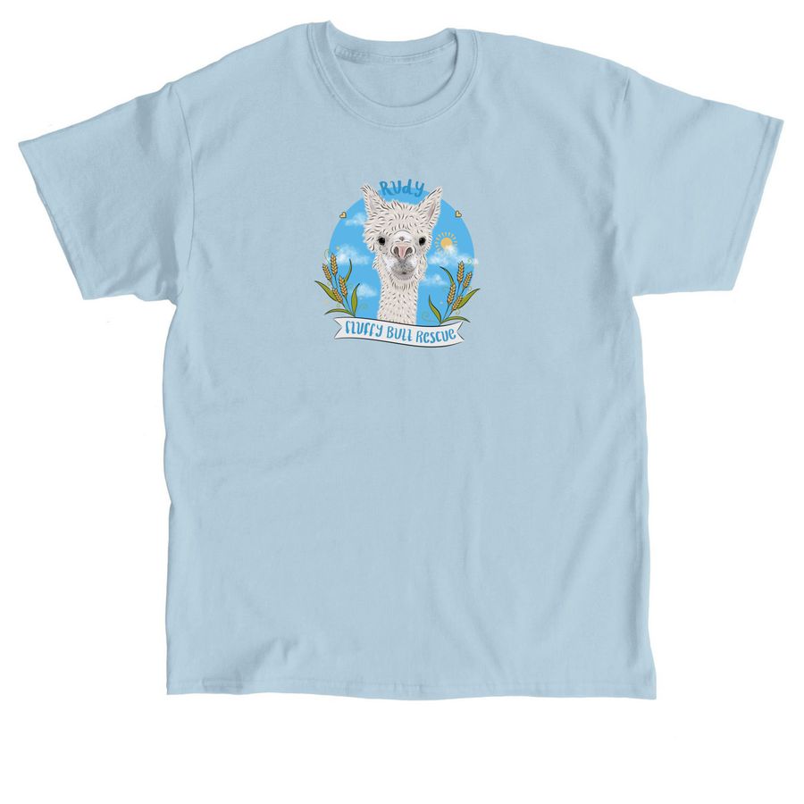Rudy, a Light Blue Classic Unisex Tee