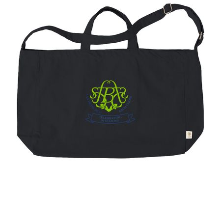 90th anniversary tote (green & blue logo), a Black Reclaimist G2G Tote Bag