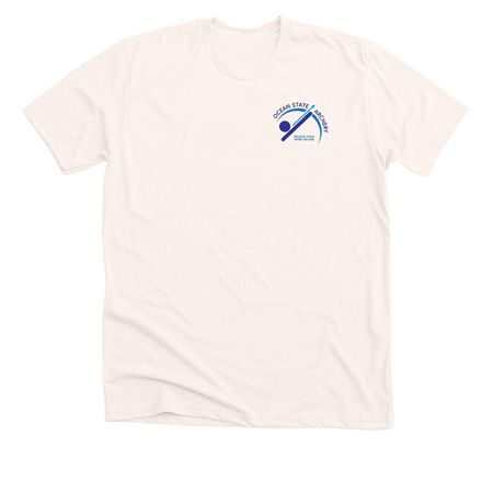 Quahog Classic, a Heather Natural Premium Unisex Tee