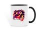 Final FMC Mugs, a Black Two-Tone Ceramic Mug