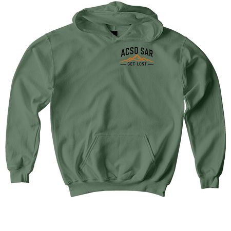 Lost, Graphic, 2-Sided, a Military Green Softstyle Youth Pullover Hoodie