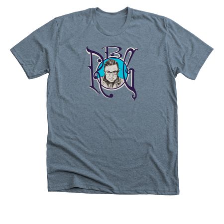 RBG Shirts by Jon Lion, a Heather Slate Premium Unisex Tee