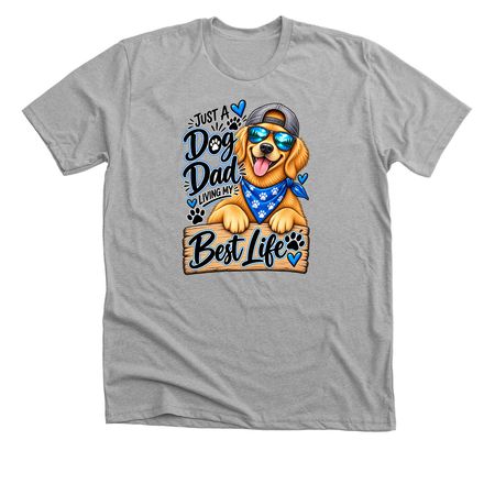Dog Dad, a Athletic Heather Premium Unisex Tee