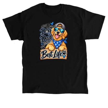 Dog Dad, a Black Classic Unisex Tee