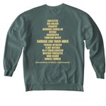 The Snarky Agent | Tees & Sweatshirts, a Blue Spruce Comfort Colors Crewneck Sweatshirt (back-view)