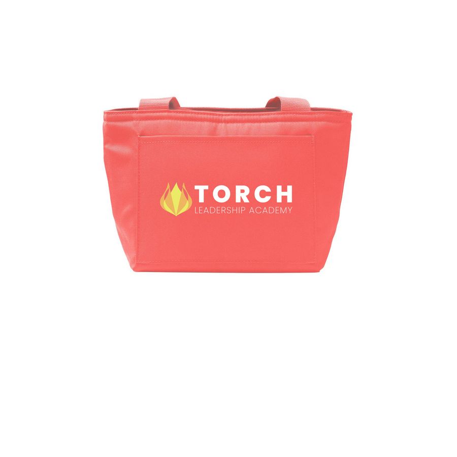 TORCH Lunch Tote, a Coral Splash Insulated Lunch Tote
