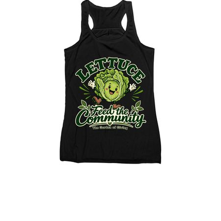 Lettuce Feed the Community, a Black Women's Racerback