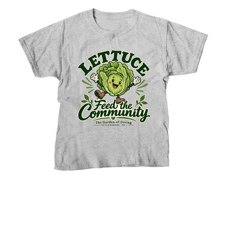 Lettuce Feed the Community, a Sport Grey Youth Unisex Tee