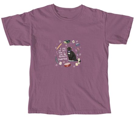 Thrifted Trinkets - Tuxedo, a Berry Comfort Colors Unisex Tee