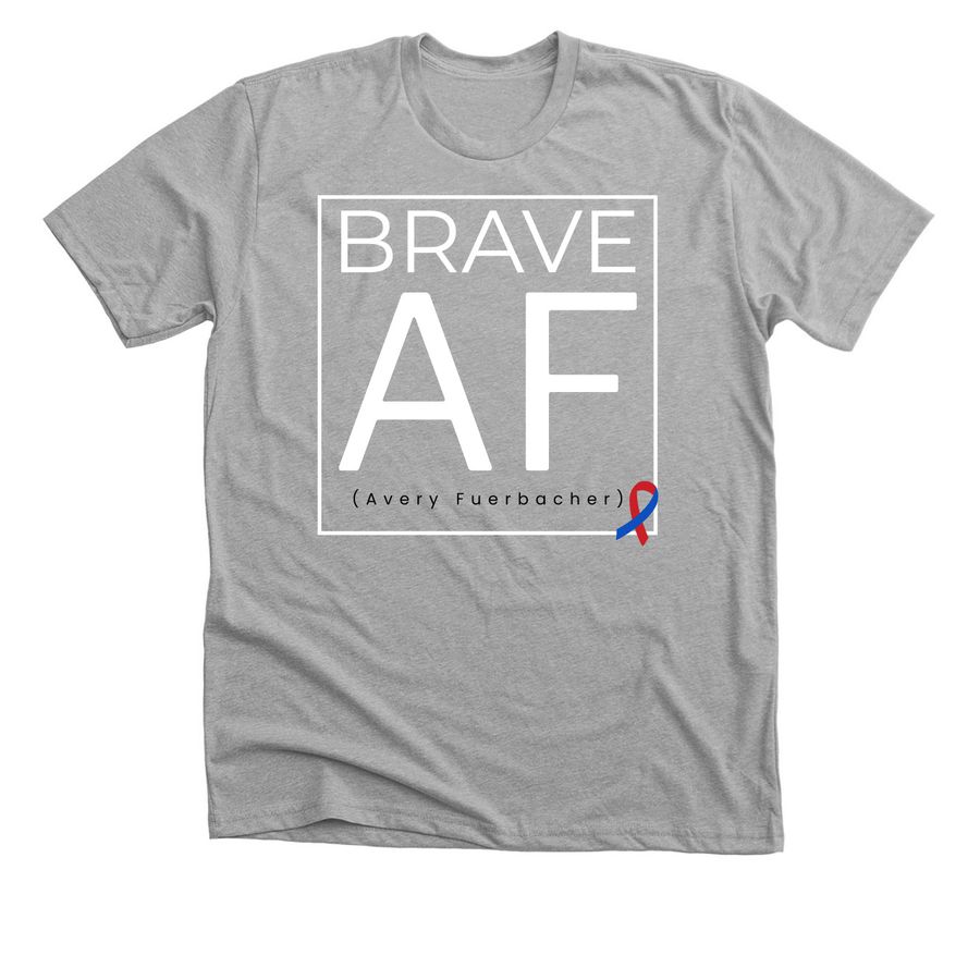 Avery Fuerbacher, a Athletic Heather Premium Unisex Tee
