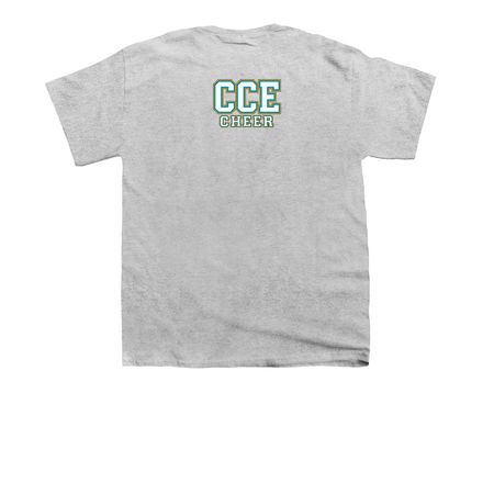 PRACTICE TEE, a Sport Grey Youth Unisex Tee (back-view)