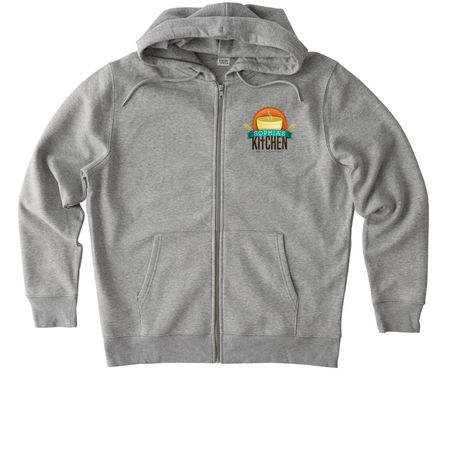 Peoria feeds Peoria Winter Gear, a Heather Grey Stanley/Stella Unisex Cultivator 2.0 Zip Up Pullover Hoodie