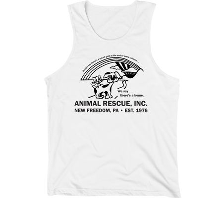 Throw Back Apparel Fundraiser, a White Premium Cotton Tank