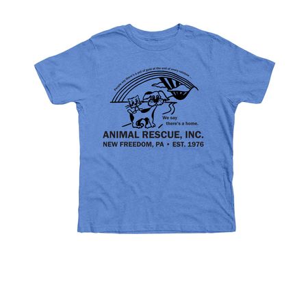 Throw Back Apparel Fundraiser, a Heather Columbia Blue Premium Youth Tee