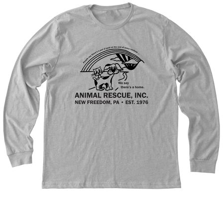 Throw Back Apparel Fundraiser, a Athletic Heather Premium Long Sleeve Tee