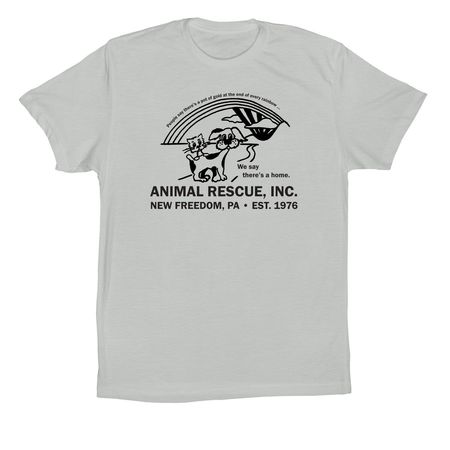 Throw Back Apparel Fundraiser, a Silver Premium Cotton Tee