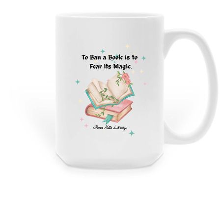 To Ban a Book&nbsp;, a White Large Coffee Mug